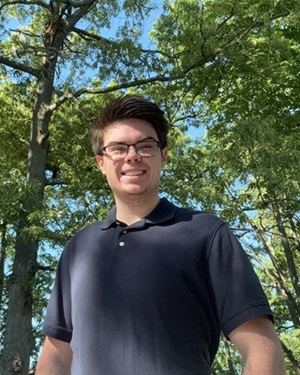 Even outside and smiling.