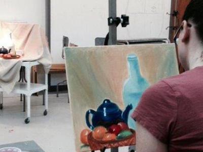 AACC Student painting